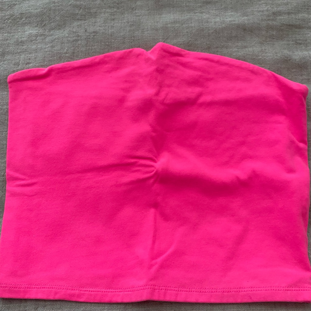 Neon Pink Garage Tube Top